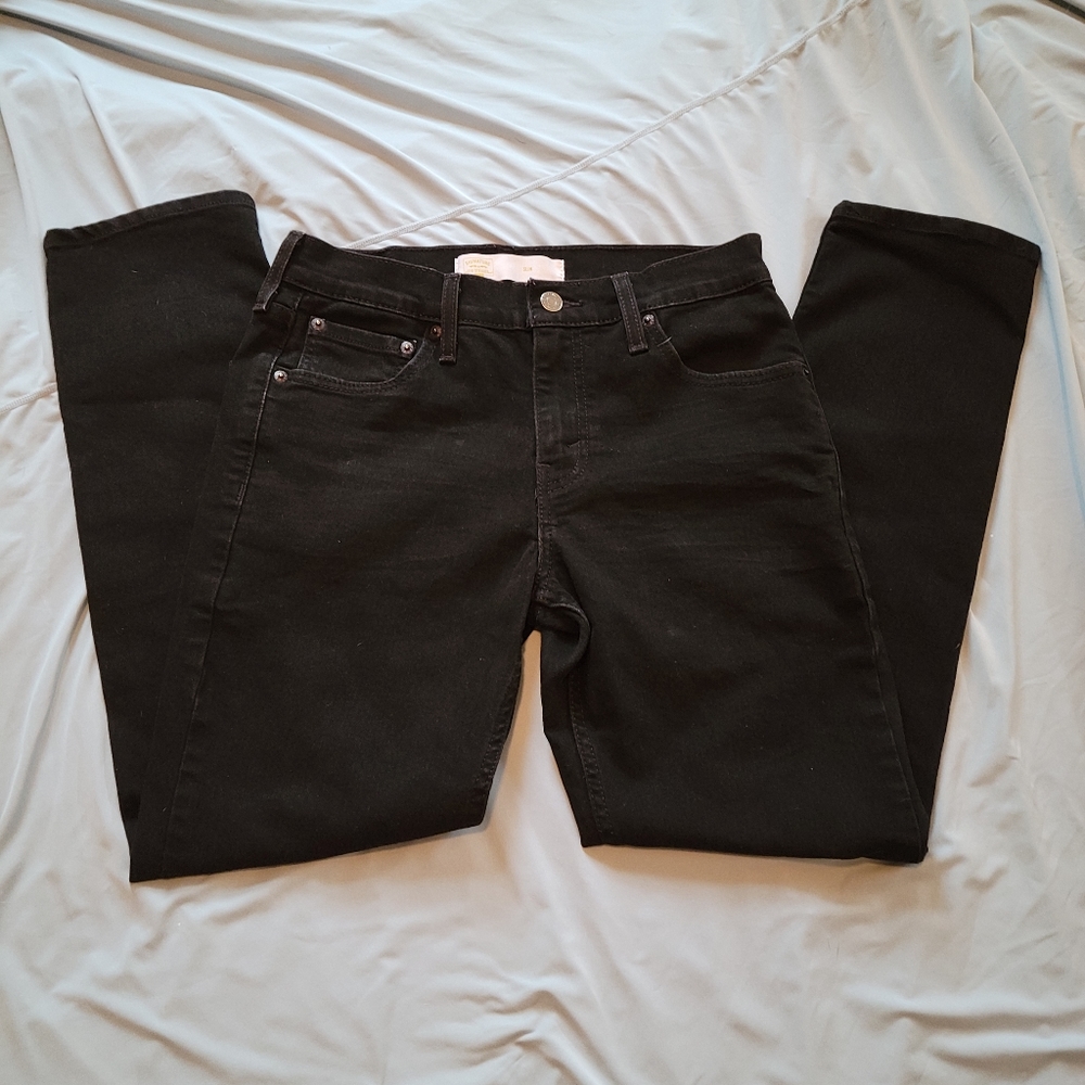 Signature by Levi Strauss Slim Black Jeans